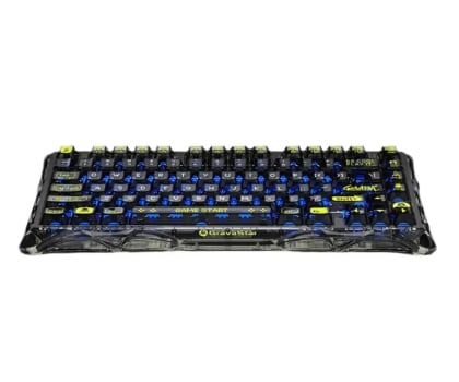 Klawiatura bezprzewodowa Gravastar K1 Lite Transparent Black